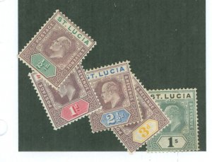 St. Lucia #43-8 Unused Single (Complete Set)