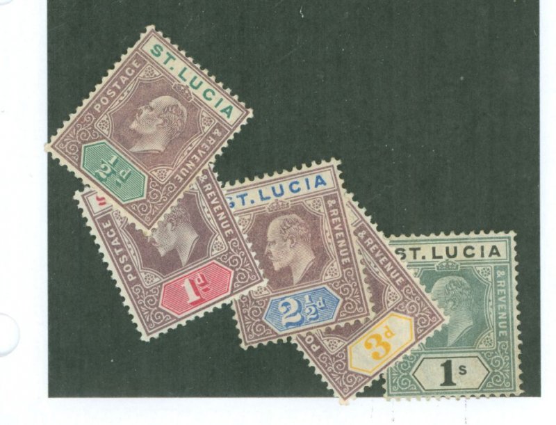 St. Lucia #43-8 Unused Single (Complete Set)