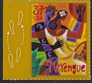 US #3939 mnh left edge. Let's Dance Merengue.  Nice.