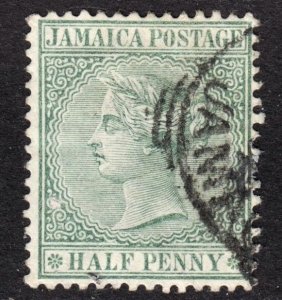 Jamaica Scott 16a gray green VF used. FREE...