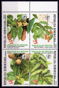 Dominican Republic 2003 Medicinal Plants (4) MNH Sc#1396