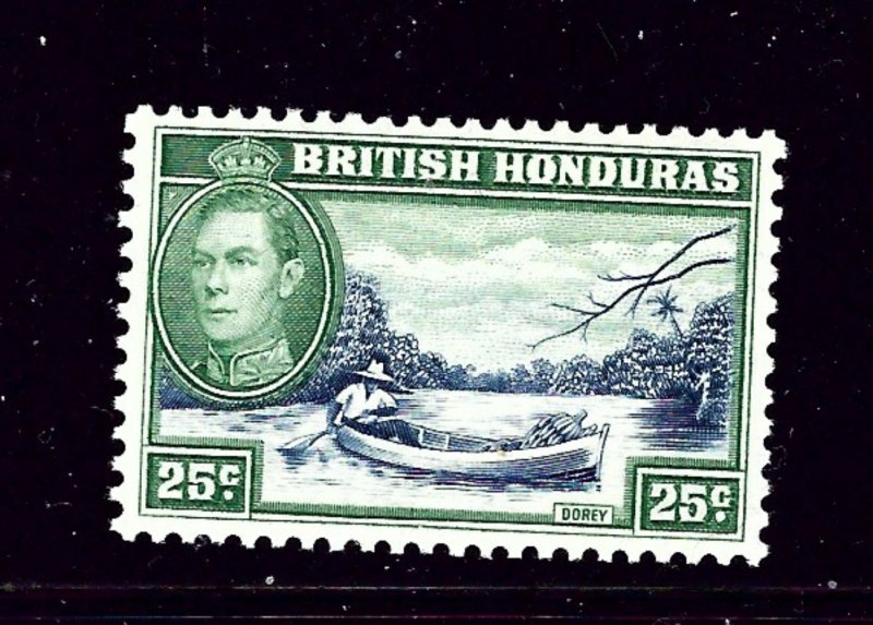 British Honduras 122 MH 1938 issue