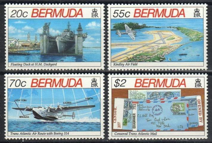 Bermuda Stamp 619-622  - Bermuda in WWII