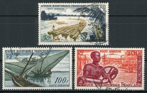French Equatorial Africa C39-C41 Used