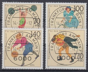 Germany 1991 Sc#B701-704 Mi#1499-1502 used (BU1775)