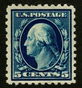 OAS-CNY ED-2 (81) SC 428 – 1914 5c Washington, blue  msrp $52