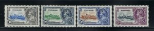 NYASALAND SCOTT #47-50 1935 GEORGE V SILVER JUBILEE  - MINT LIGHT  HINGED