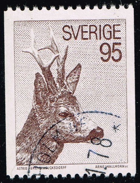 Sweden #750A European Roe Deer; Used (4Stars)