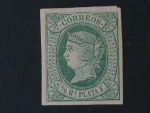 ​CUBA-1864- SC#18-QUEEN ISABELLA II- IMPERF MLH VF-160-YEARS OLD RARE-LAST ONE