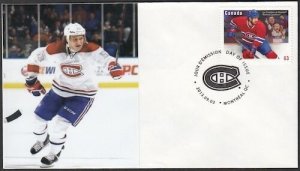CANADA Sc #2671 (34) MONTREAL CANADIANS RYAN WHITE ON SUPERB FIRST DAY COVER