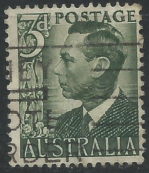 Australia 1951 - 3d George VI - SG235b used