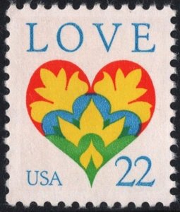 SC#2248 22¢ Love Single (1987) MNH