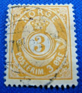 NORWAY 1883  -  SCOTT # 38a       USED     (XN8)
