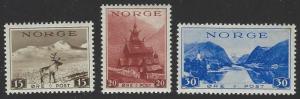 Norway #184-186 MNH Full Set of 3 (NH2)