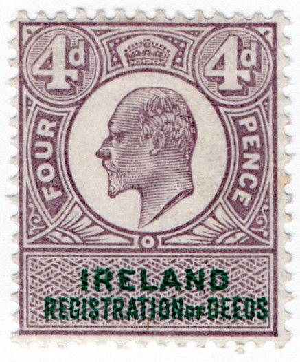 (I.B) Edward VII Revenue : Ireland Registration of Deeds 4d