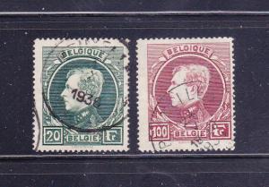 Belgium 213, 215 U King Albert I