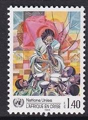 United Nations Geneva  #140  MNH  1986  Africa in crisis