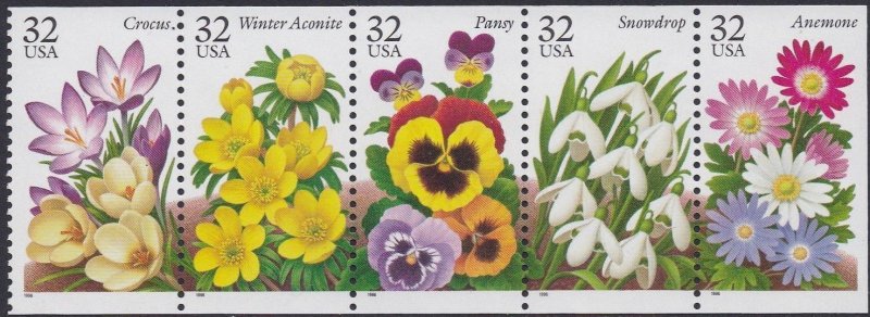 3029a Garden Flowers MNH