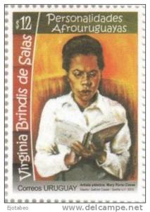 BLACK HERITAGE SLAVE LIBERTY WOMAN RIGHTS BOOK URUGUAY 2012 MNH STAMP Sc #2402