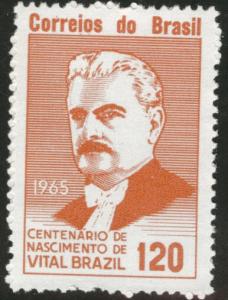 Brazil Scott 997 MNH** 1965 Vital Brazil stamp 