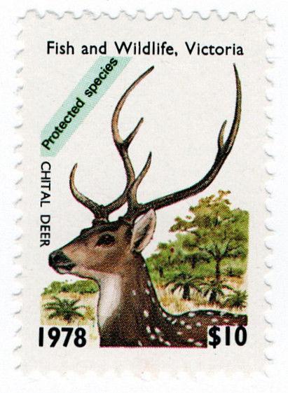 (I.B) Australia - Victoria Revenue : Hunting Tax $10 (1978)