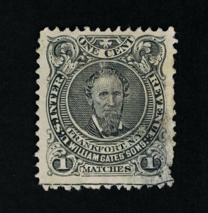 AFFORDABLE SCOTT #RO92d PRIVATE DIE WILLIAM GATES & SONS ON WMK-191R PAPER 13713