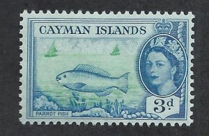 CAYMAN ISLANDS SC# 141 FVF/LH 1955