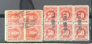 Small Collection Postage Due Lot - Mixed Condition