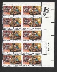 #1560 MNH Zip & Mail Early Block of 10