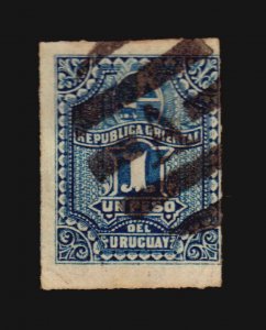 1866 to 1884 Uruguay stamps used including #33 43A high value 