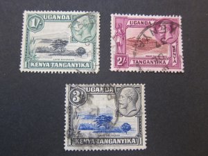 Kenya Uganda Tanganyika 1935 Sc 54-56 FU