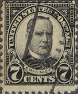 US Used 7 cent Scott #639 Average
