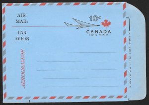 CANADA Aerogramme 10¢ Airplane Expo 1967 Unused