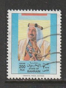 1989 Bahrain - Sc 347 - used VF - 1 single - Sheik Isa