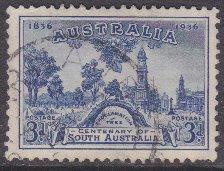 Australia sc#160 1936 3p South Australia used