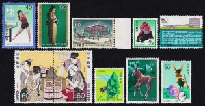 Japan Scott 1510 // 1521 (1982-83) Mint LH VF W