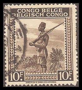 Belgian Congo 205 Used VF
