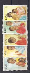 1981 CHRISTMAS ZAIRE MNH COMPLETE SET