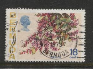 Bermuda - Scott 265 - Flowers Issue -1970 - VFU - Single 18c Stamp