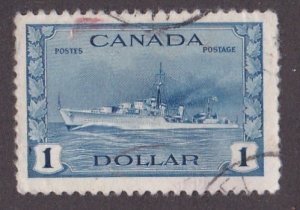 Canada # 262, Destroyer, Used, Third Cat