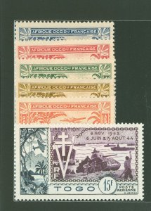 Togo #C1-5/19 Unused Single (Complete Set)