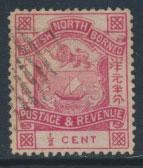 North Borneo  SG 36b Rose  Used   please see scans & details