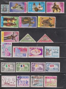 LIBERIA - Collection Of Mostly Used Stamps - Good Value - CV $65.00