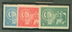 Cuba #407-9 Mint (NH) Single (Complete Set)