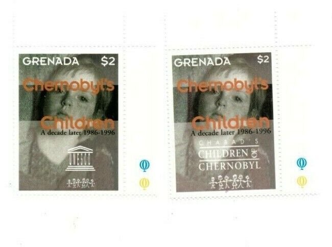 Grenada - 1997 - Chernobyl's Children - Set Of 2 Stamps - MNH