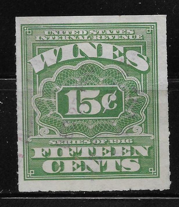 United States RE67 15c Wines single Used