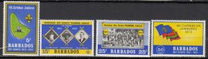 Barbados - 1972 Scouting Sc# 372/375 - MNH (447N)