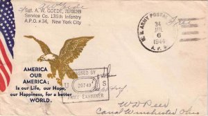 United States A.P.O.'s Soldier's Free Mail 1944 U.S. Army Postal Service, A.P...