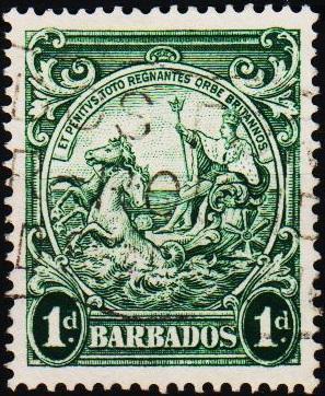 Barbados. 1938 1d  S.G.249c Fine Used