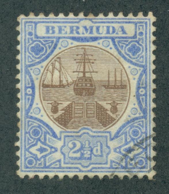 BERMUDA SC# 37 F-VF U 1906